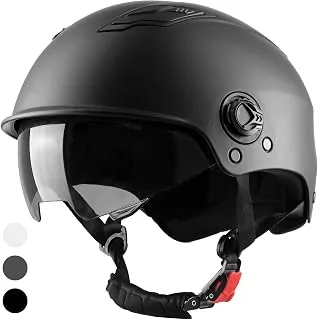 Westt Casco Bicicleta Casco Patinete con Visera, Casco para Hombre Muj