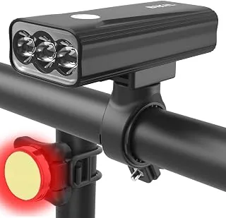 BIKIL luz Bicicleta 6400mAh luz Delantera Bicicleta Recargable USB C L