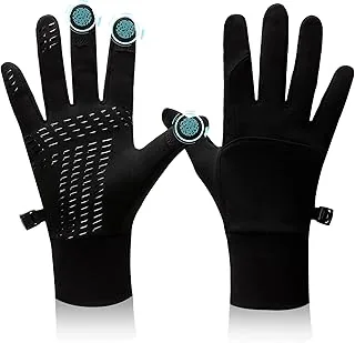 Guantes para Correr, Guantes de Invierno con Pantalla Táctil, Resisten