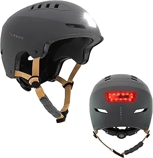 Casco con luz OLSSON Urban Light, Ajustable, Homologado y Resistente I
