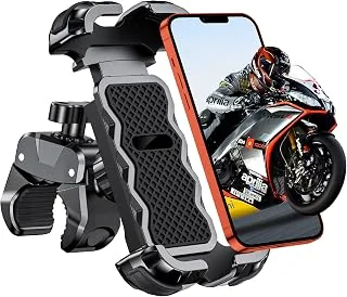 Babacom Soporte Movil Moto 360° Rotación, Cerradura 1s y Protección Se