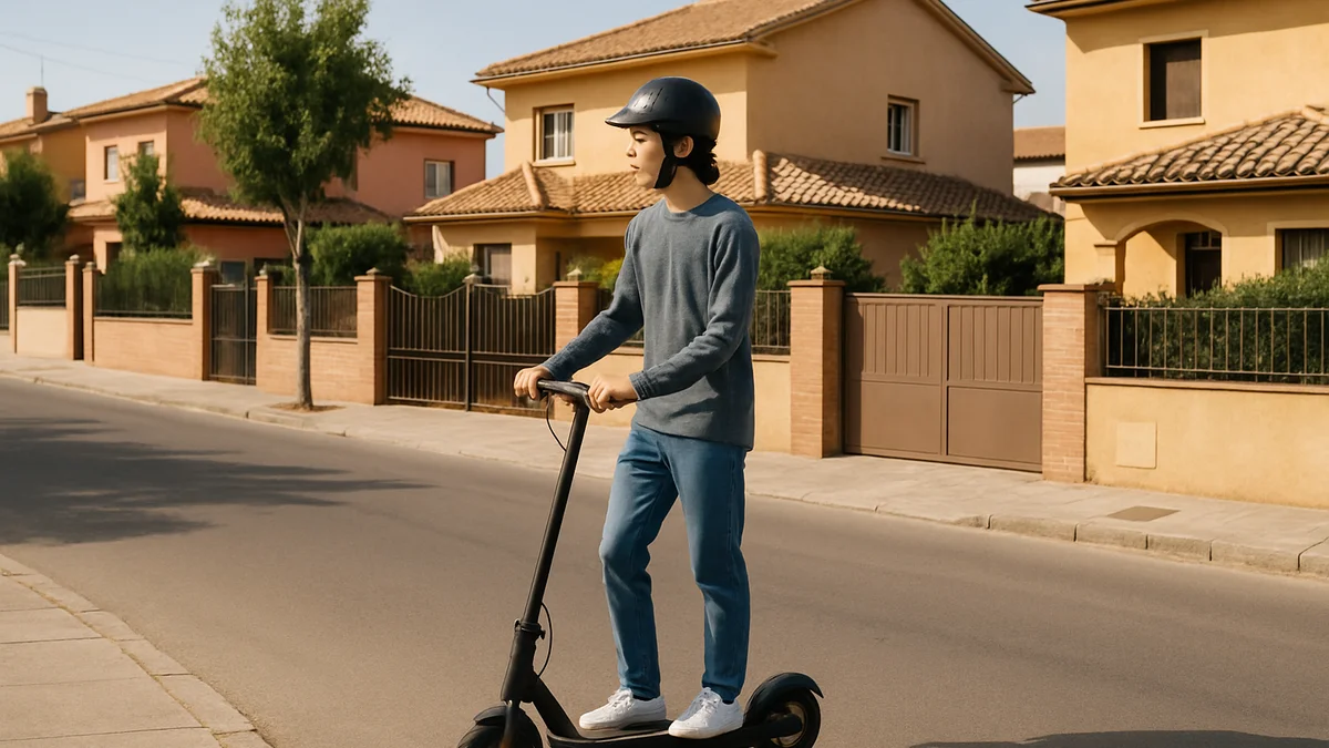 Edad mínima patinete eléctrico: 15 años desde octubre