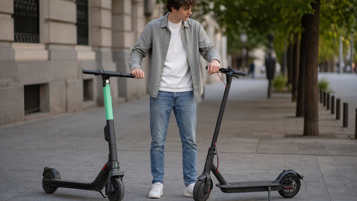 Patinete de alquiler o patinete propio: cómo elegir