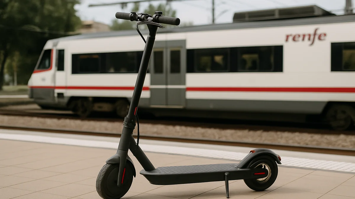 Viajar con patinete en Renfe desde el 7 de septiembre