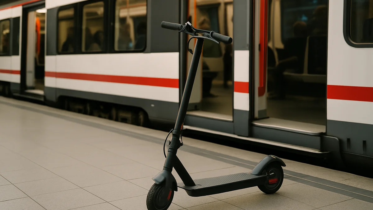 Patinete en el metro o en Cercanías: la norma no es igual