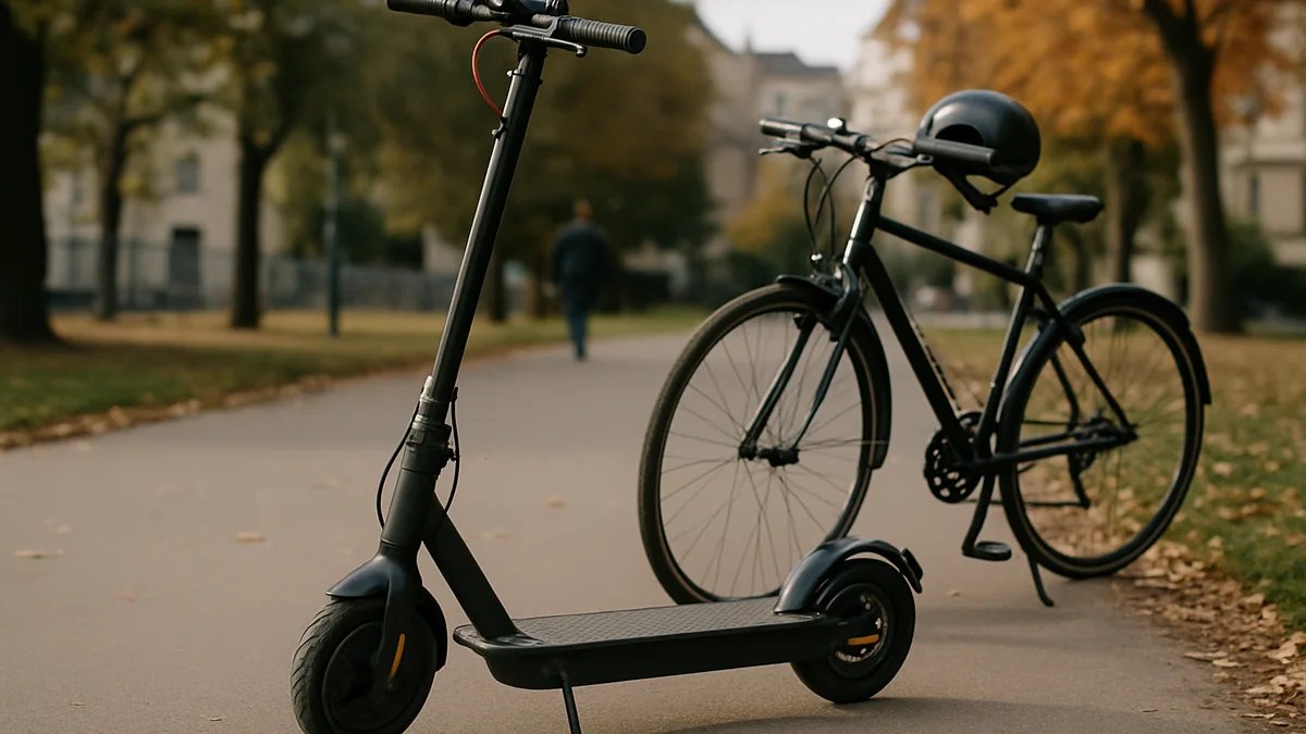 Patinete eléctrico en octubre: qué cambia frente a las bicis