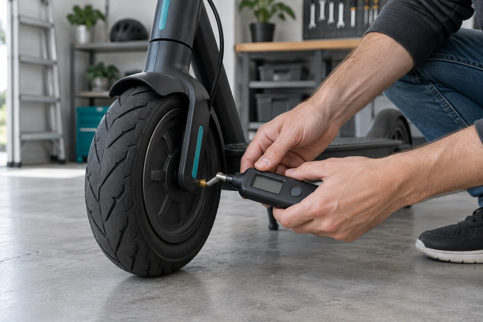 Presión de neumáticos del patinete: mira tu modelo