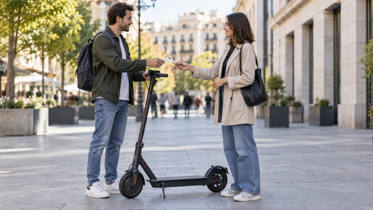Transferir un patinete eléctrico usado en la DGT