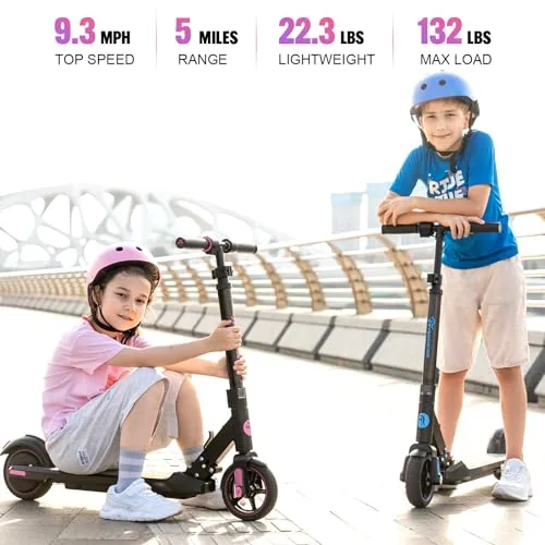 EVERCROSS EV06C Patinete Eléctrico Niños 6–12 Años, 6,5 Pulg