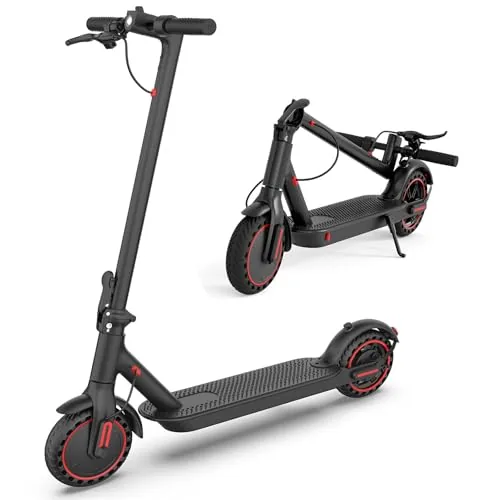Patinete eléctrico Plegable para Adultos, neumáticos de 8.5"/10", 4 amortiguador