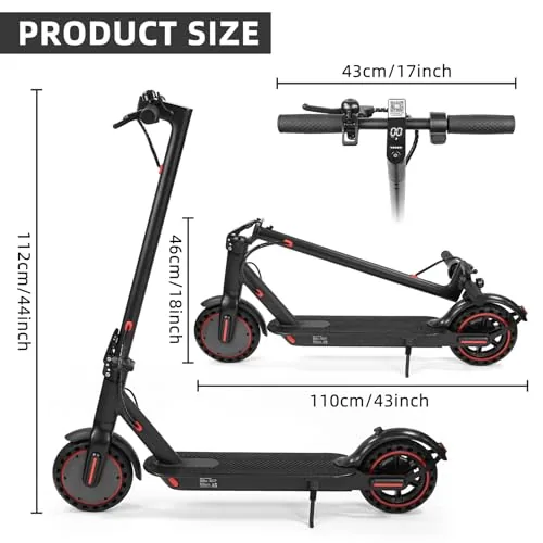 Patinete eléctrico Plegable para Adultos, neumáticos de 8.5"