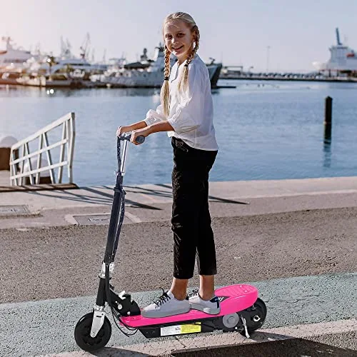 HOMCOM Patinete Eléctrico Plegable para Adolescentes 78x37x8