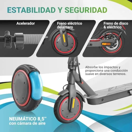 MASCOOTER S1 | Patinete Eléctrico Adultos Homologado con Tal