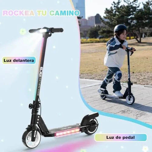 RCB R12 Patinete Eléctrico Niños para 6-12 años, hasta 15 km