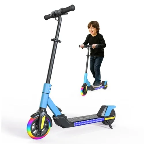 Patinete eléctrico Plegable para niños (6 – 14 años) – Velocidad máxima 16 km/h,