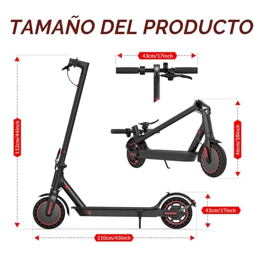 Patinetes clásicos de 8,5 Pulgadas con autonomía máxima de 3