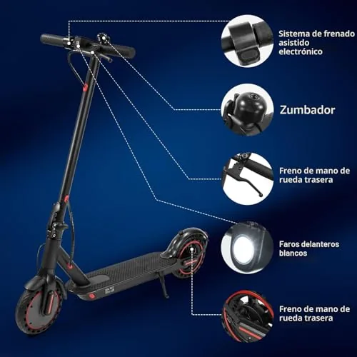 Patinetes clásicos de 8,5 Pulgadas con autonomía máxima de 3