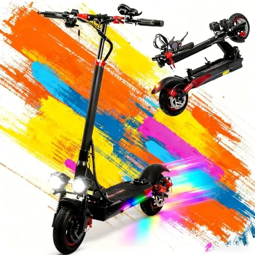 Patinete Eléctrico Adultos, Batería 48V 18Ah, Autonomía 50-55 km,Scooter eléctri