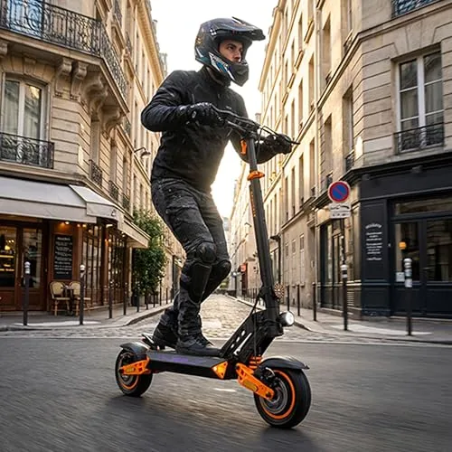 Monopatín Eléctrico Kamikaze K1 MAX – Doble Motor 2x500W, Ba