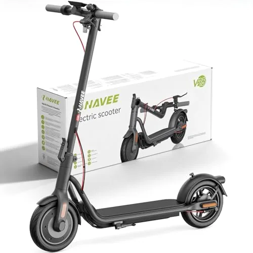 NAVEE Patinete Eléctrico Homologado DGT, 25-55km Autonomía, Frenos Tambor y Disc