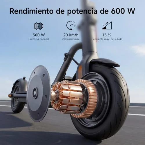 NAVEE Patinete Eléctrico Homologado DGT, 25-55km Autonomía,
