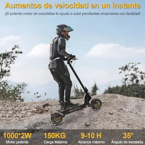 TODIMART Patinete Eléctrico Adultos, Autonomía 55-90KM, 13/1