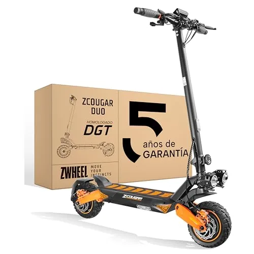 ZWHEEL ZCOUGAR | Patinete Eléctrico Adultos Homologado con Talleres España