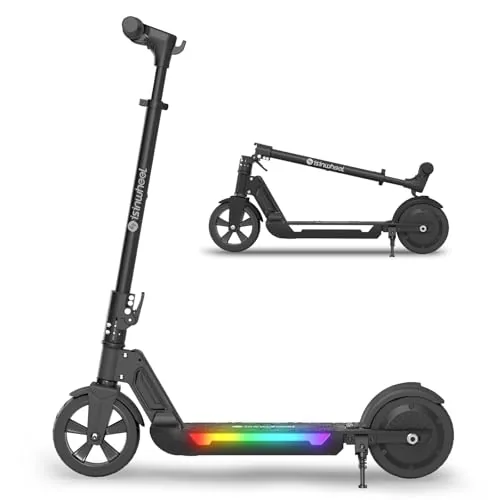 Patinete eléctrico para niños con música y luz, motor de 250 W, patinete eléctri