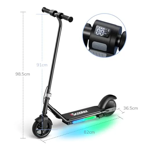 iScooter IK3/IK3MAX Patinete Eléctrico Niños 6,5" Autonomía