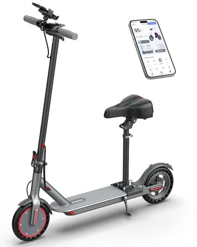 Patinete Eléctrico Adultos, Scooter Electrico Plegable，Ruedas 8,5” Patin Electri