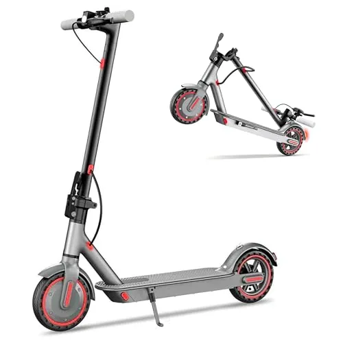 Patinete Eléctrico Plegable 350W, Autonomía 33km, Neumático de 8.5 pies, Control