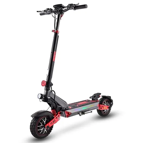 D3Patinete Eléctrico para Adultos,Neumáticos Confort de 10 Pulgadas, Sistema de 