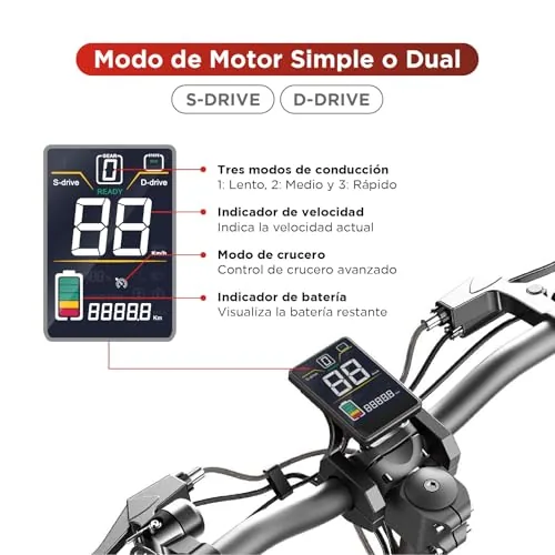 Joyor S-Pro- Patinete eléctrico Todoterreno para Adultos - A