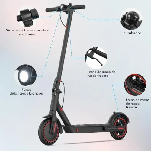 Patinete eléctrico de 8,5 Pulgadas, autonomía máxima de 30 k