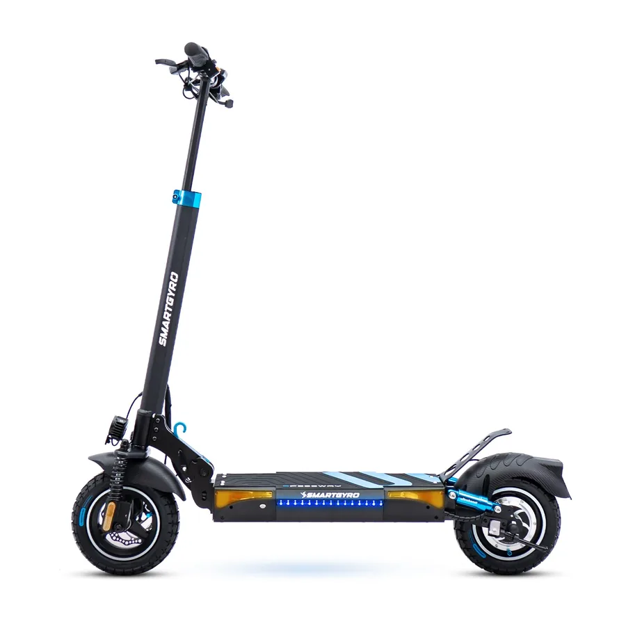 SMARTGYRO Speedway - Patinete Eléctrico para Adultos con Motor de 500W 48V, Bate