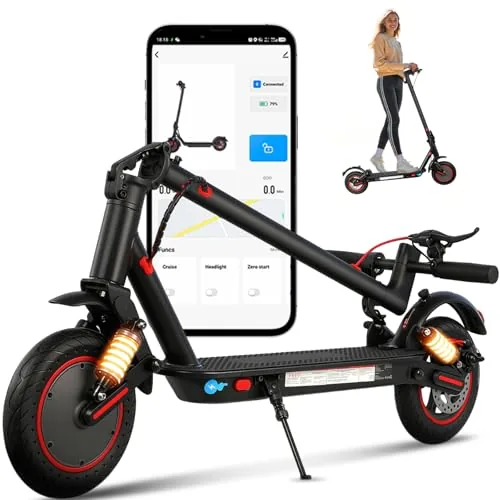 Patinete Eléctrico Adultos 350W, Velocidad Máx 25 km/h, Autonomía 25-30 km, Rued