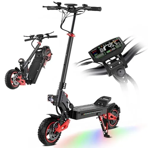 16OOW Patinete Electrico Adultos Plegable E-Scooter - 45-55km Autonomía, 10.5" N