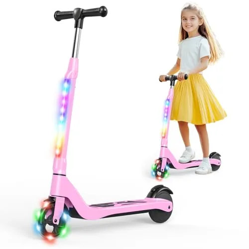 SISIGAD Patinete eléctrico para niños de 6-8-10 años Patinete Infantil de 5,3 Pu