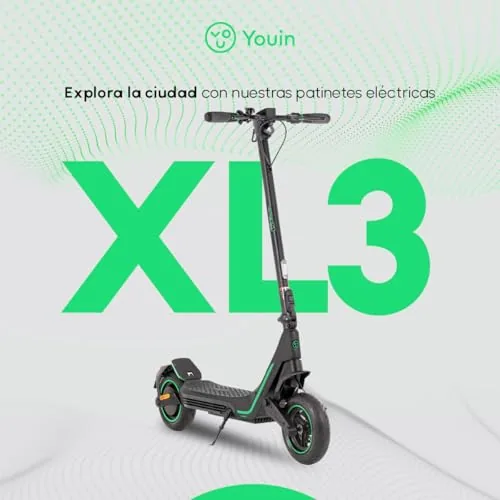 Youin Patinete Eléctrico XL3 - Potencia 800W - Velocidad 25