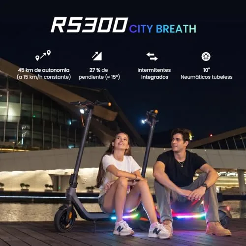 Patinete Eléctrico para Adultos Serie R, Sensor de Huella Di