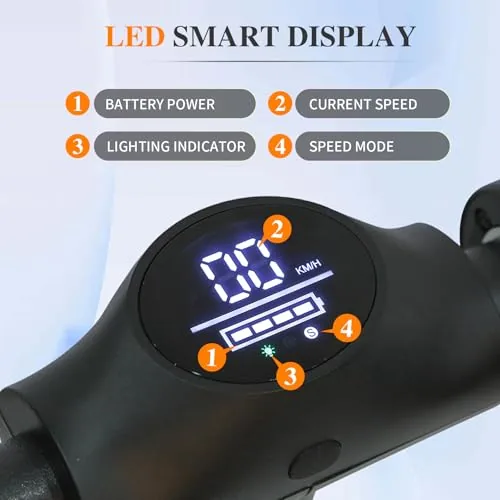 Patinete eléctrico para niños de 6 a 12 años, con Luces de n