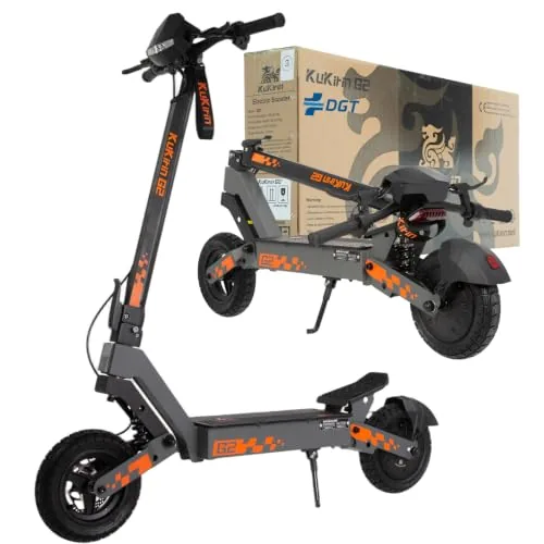 Patinete Eléctrico para Adulto Homologado DGT, Autonomía 58 KM, Velocidad Máx. 2