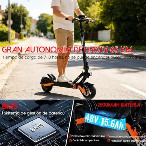 Patinete Eléctrico Adultos Homologado DGT - 68km Autonomía B
