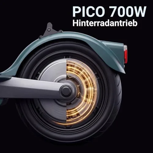 N5 Patinete Eléctrico con Tracción Trasera Neumático 10" con