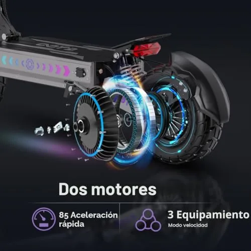 RAYI T90 Patinete Eléctrico para Adultos Todoterreno Potente