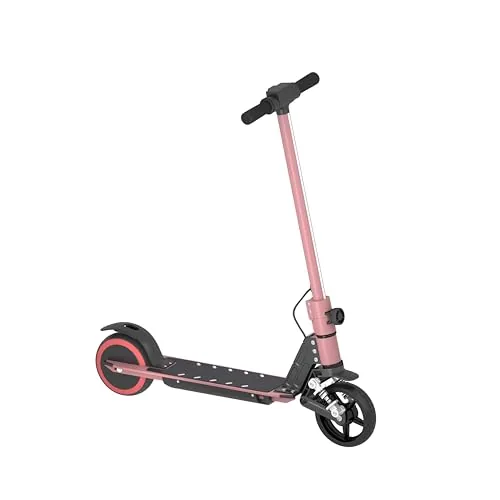 Patinete Eléctrico Niños 6-12 Años Plegable Seguro 14km/h 8KM Luces LED Color Fr
