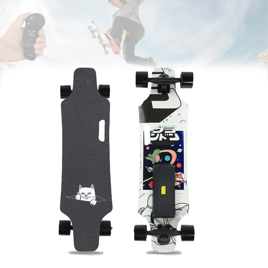 Patineta EléCtrica Series con Control Remoto, Velocidad MáXima De 40-64 Km/H, Au