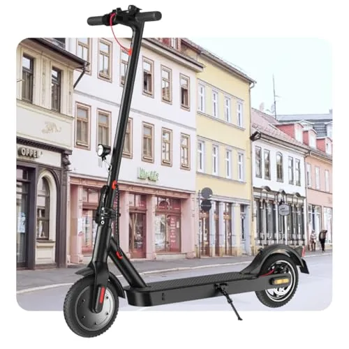 Patinete eléctrico con permiso de circulación ABE, carga de hasta 120 kg, alcanc