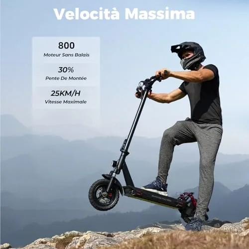 iScooter Patinete Electrico Adultos con Cerraduras Electróni