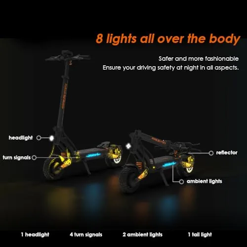 Kukirin G2 Master, Patinete Eléctrico Plegable de 20,8 Ah, D